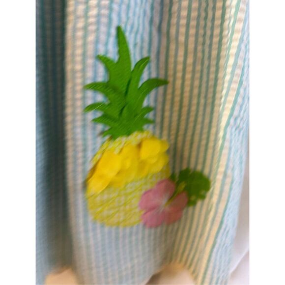 2 Summer dresses girls 3t Bonnie Jean/ Kid Crew Aqua and Blue - Picture 2 of 10